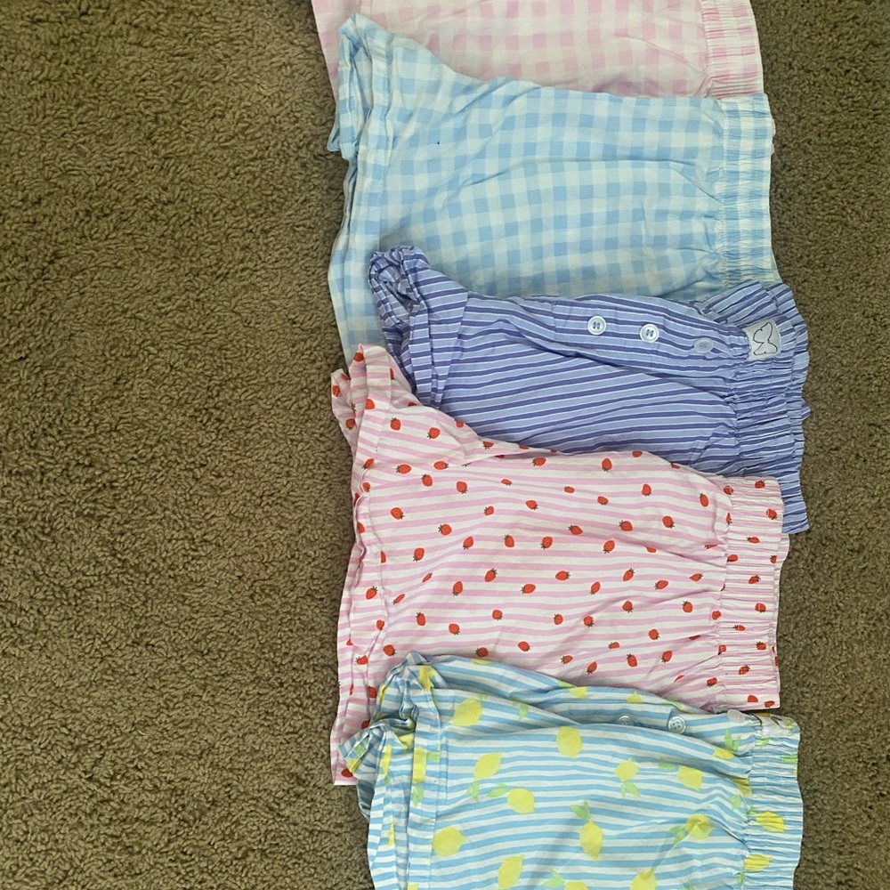 Women's Multicolor Pajama Shorts Set